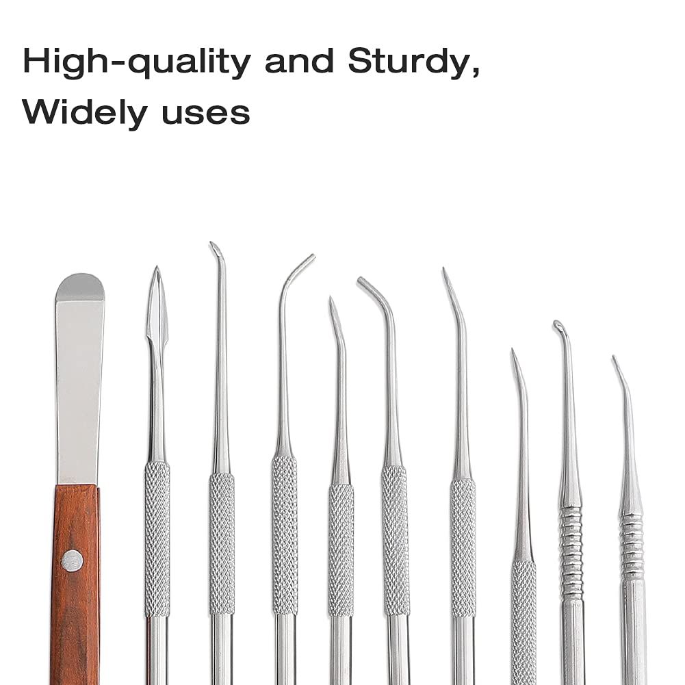 Wax Carving Tools - 10PCS Stainless Steel Wax Carvers Set Sculpture Chisel view 3