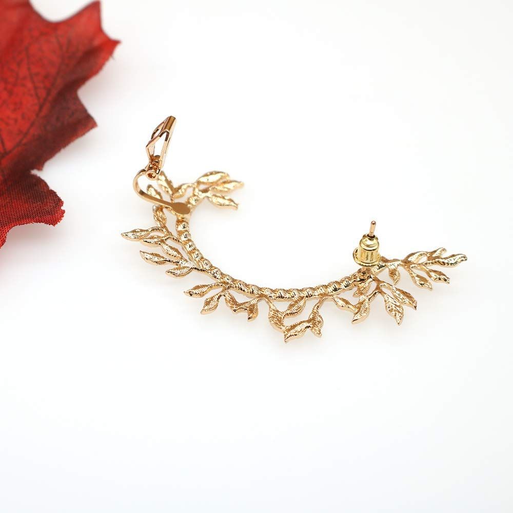 Crystal Pearl Flower Climbers Crawler Stud Earring Cute Rhinestone Resin view 4