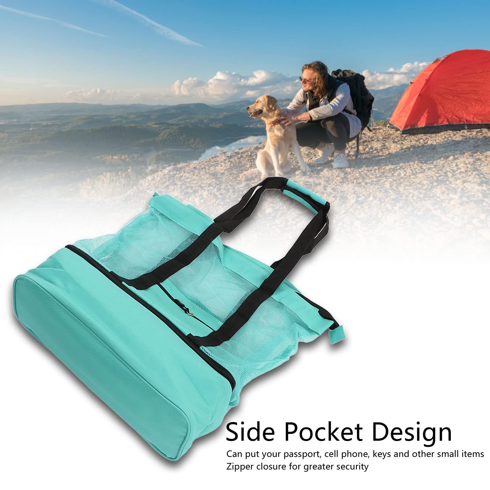 Waterproof Beach Bag with Cooler Compartment - Beach Bags Waterproof Sandproof view 3