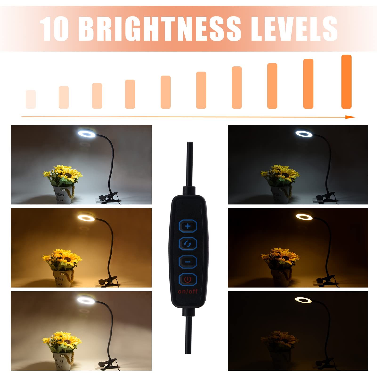 LED Clip On Light Reading Light view 4