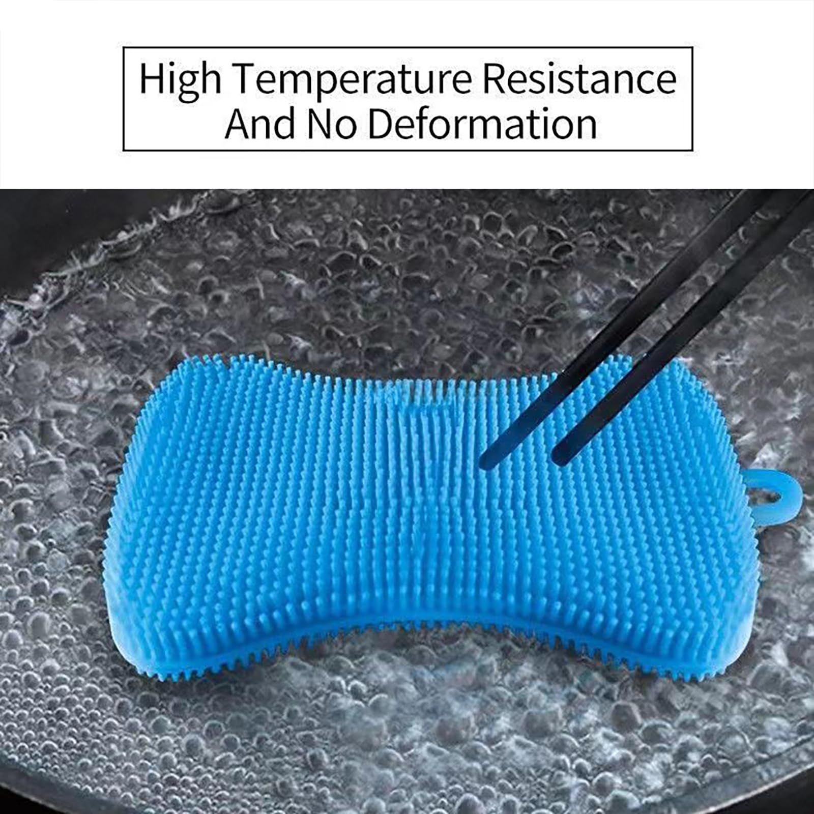 2 PCS Silicone Dish Scrubber view 4