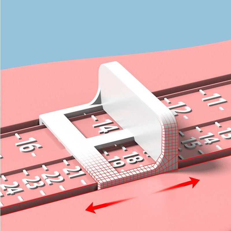 Baby Foot Measurement Tool Kids Foot Ruler Shoe Size Measure Tool Foot Length view 2