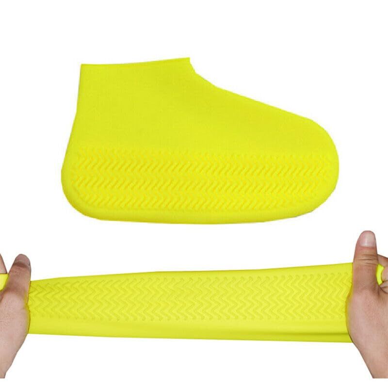 Waterproof shoe cover, silicone, reusable, wear-resistant, anti slip, foldable view 3