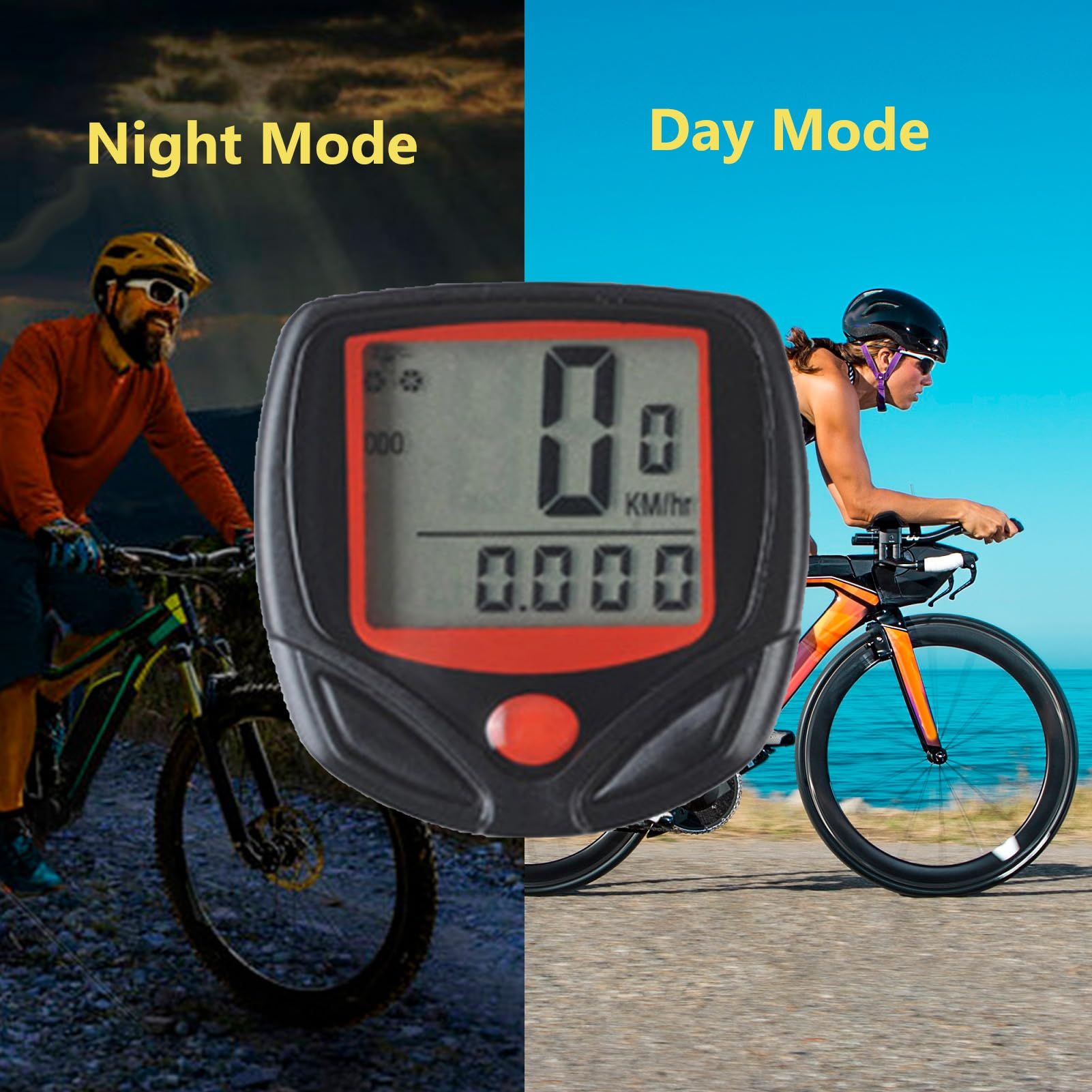 Bicycle odometer with English encoding view 2