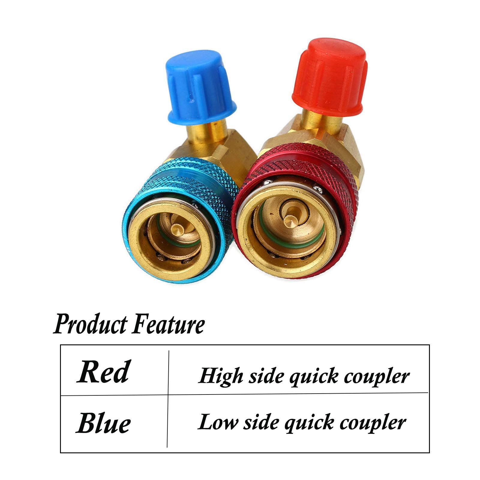 134a Adapter Fittings Quick Connector view 3