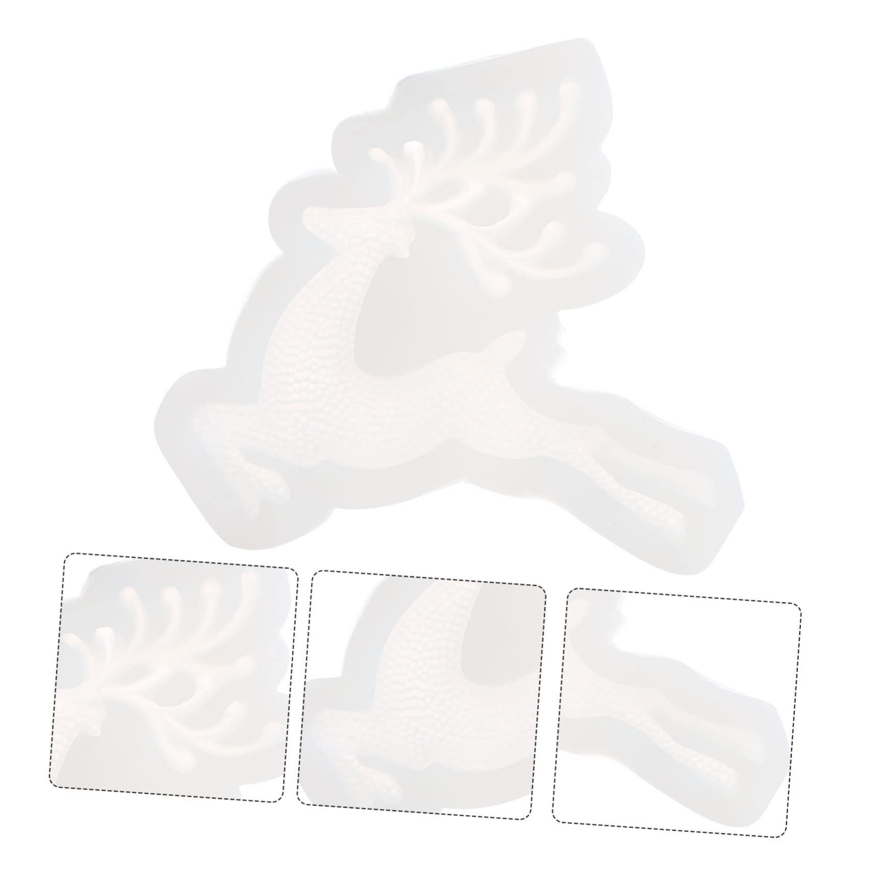 Christmas candy mold, reindeer candy candle mold, Christmas chocolate