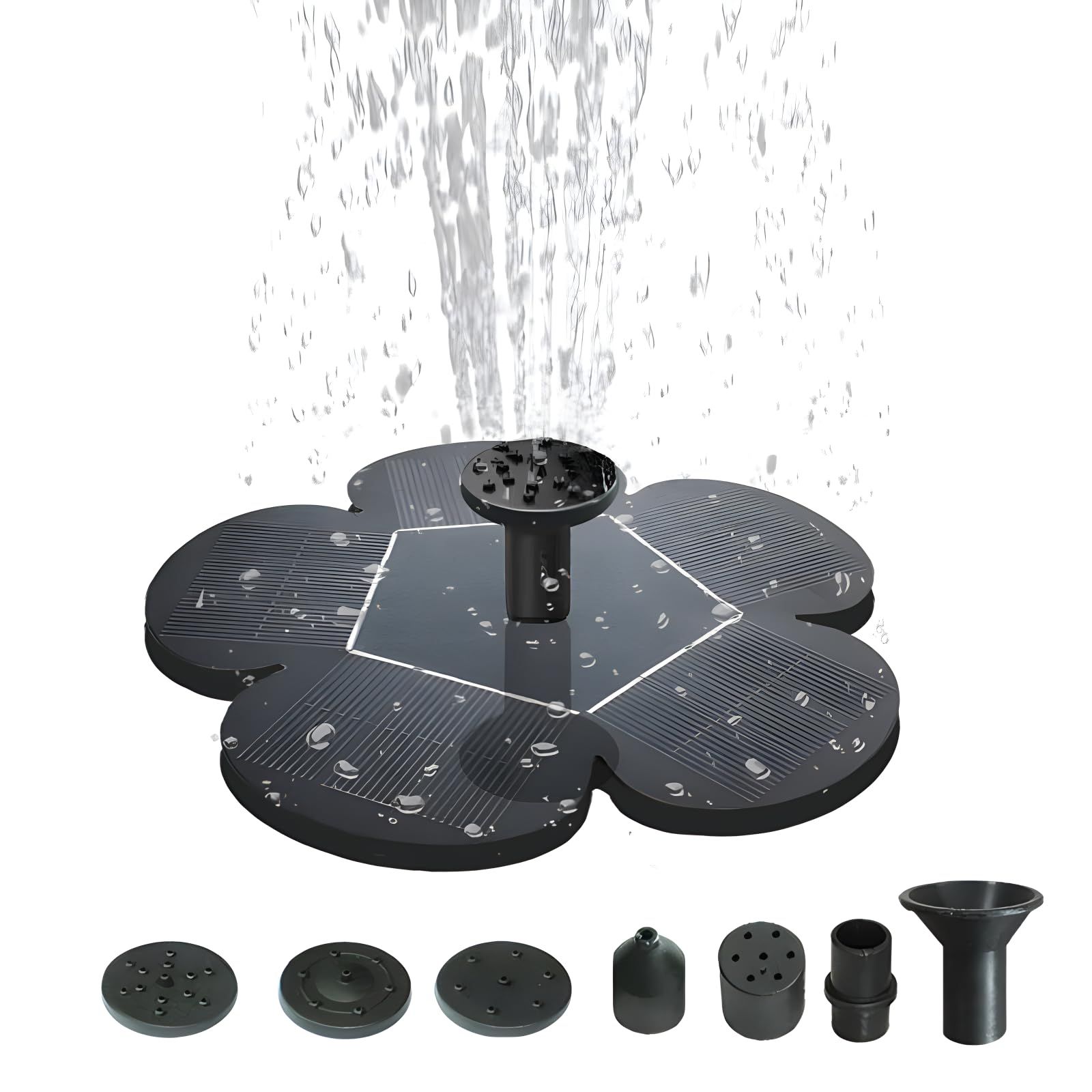 Solar Powered Bird Bath Fountain Pump view 2