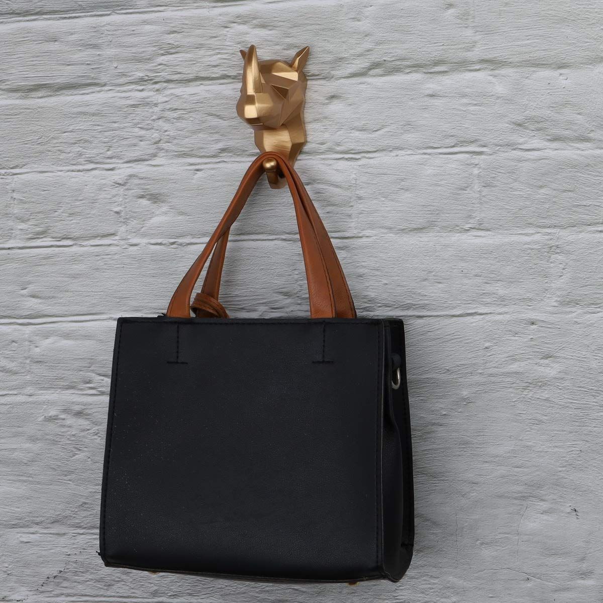 Animal Hook Wall Mounted Coat Scarf Bag Key Hat Robe Rack Creative Gift Resin view 3
