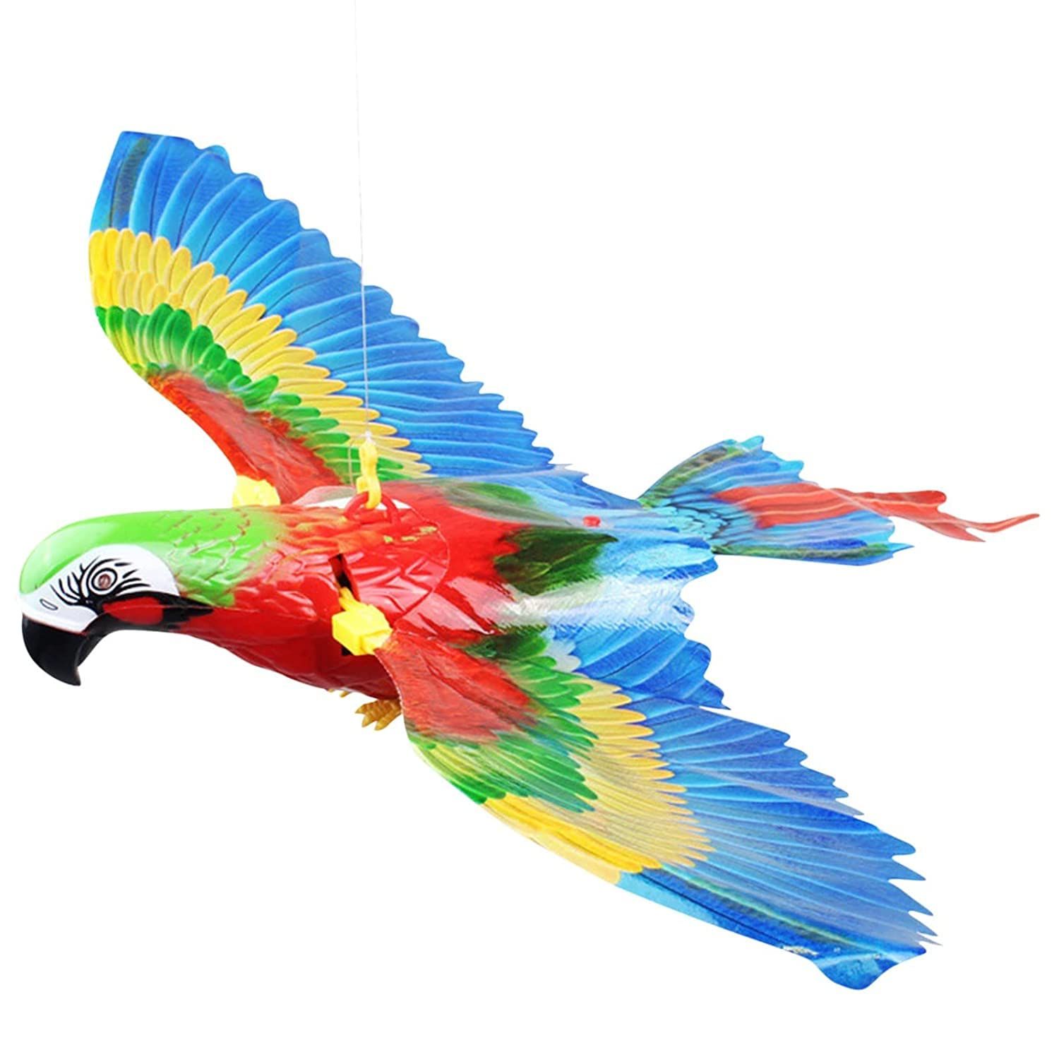 Hanging Spinning Simulation Bird with Light Sound for Indoor Ceiling Kitten