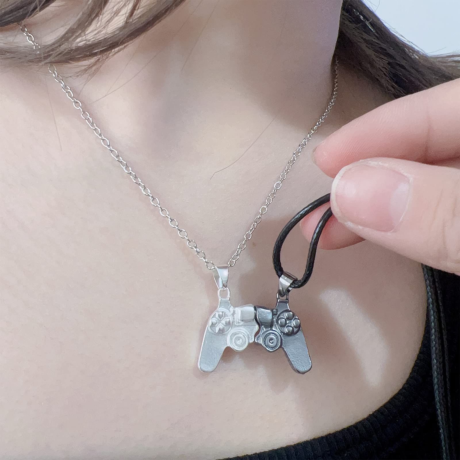 Magnetic game controller necklace view 2