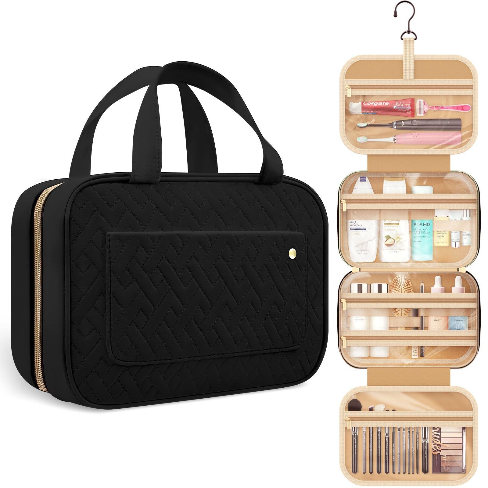 Men's and women's grooming bags view 2