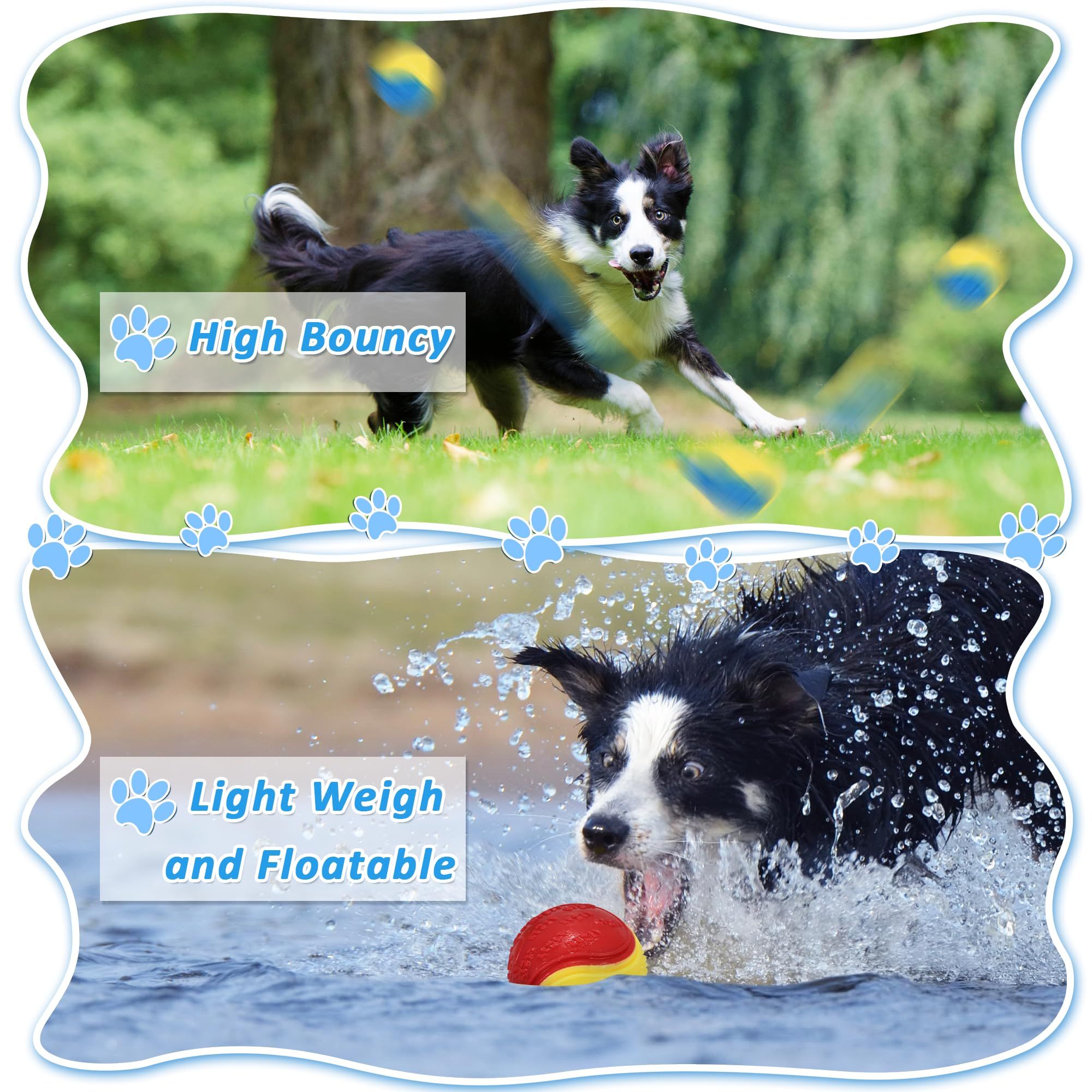 Color random Dog Toys Balls for Training view 3