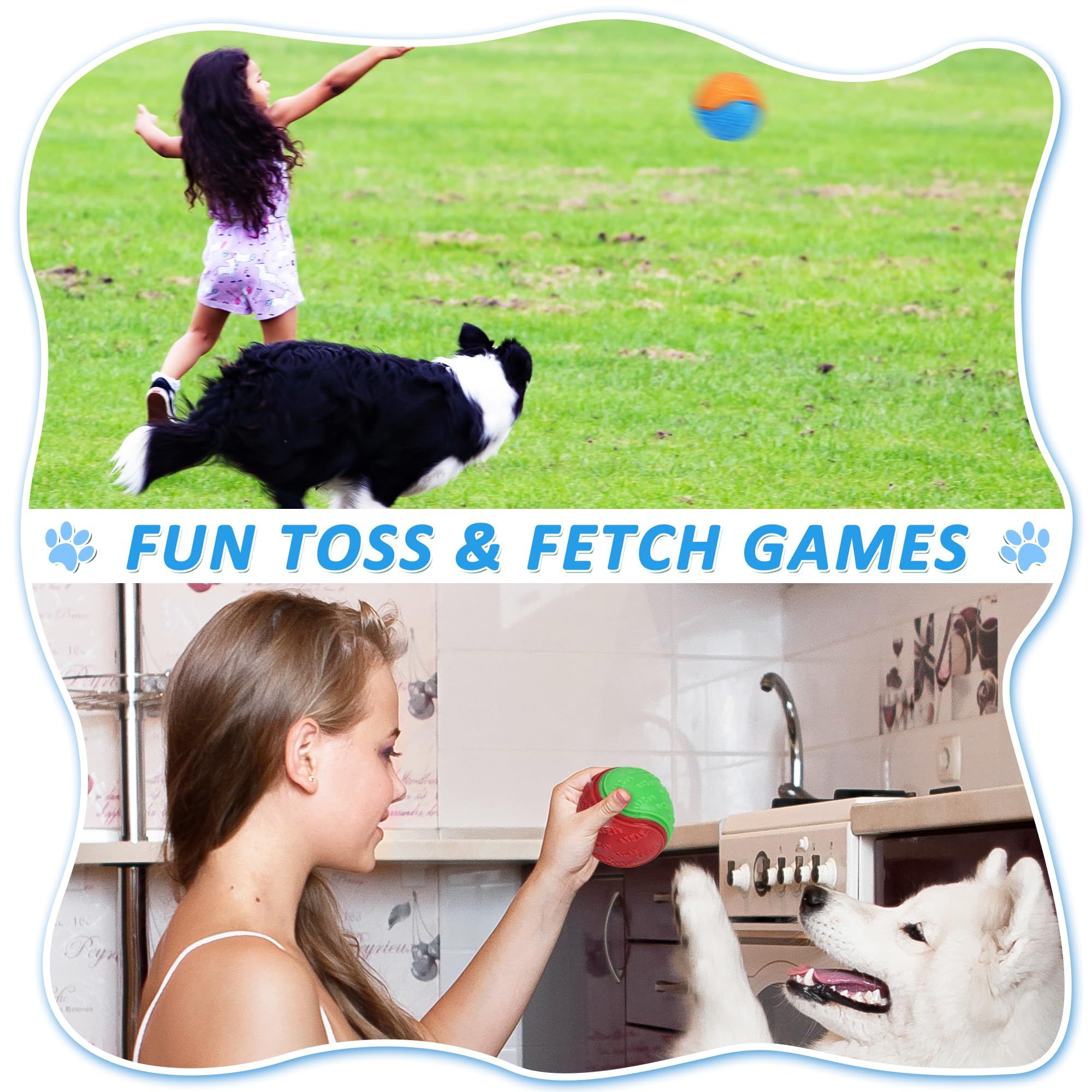 Color random Dog Toys Balls for Training view 5