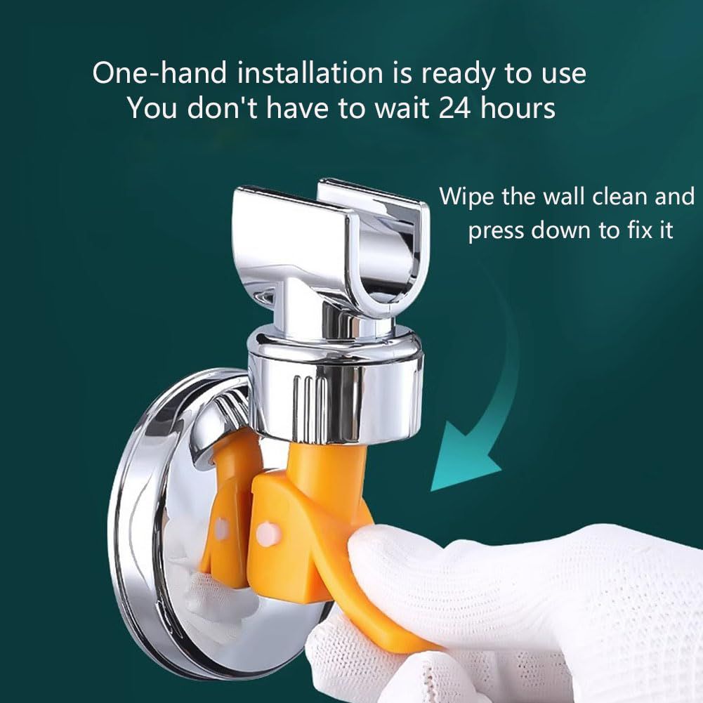 Suction cup showerhead holder view 5