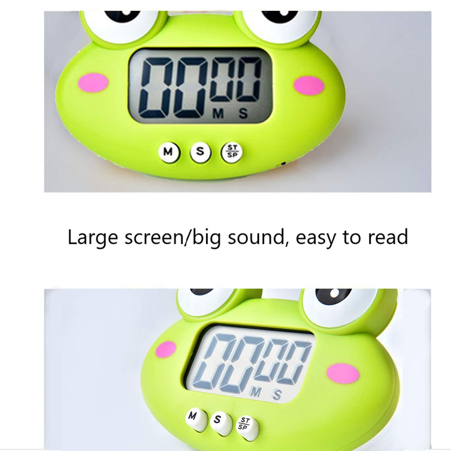 Kitchen Timer, Cute Cartoon Animal Countdown Timer, Digital Cooking Timer with view 2