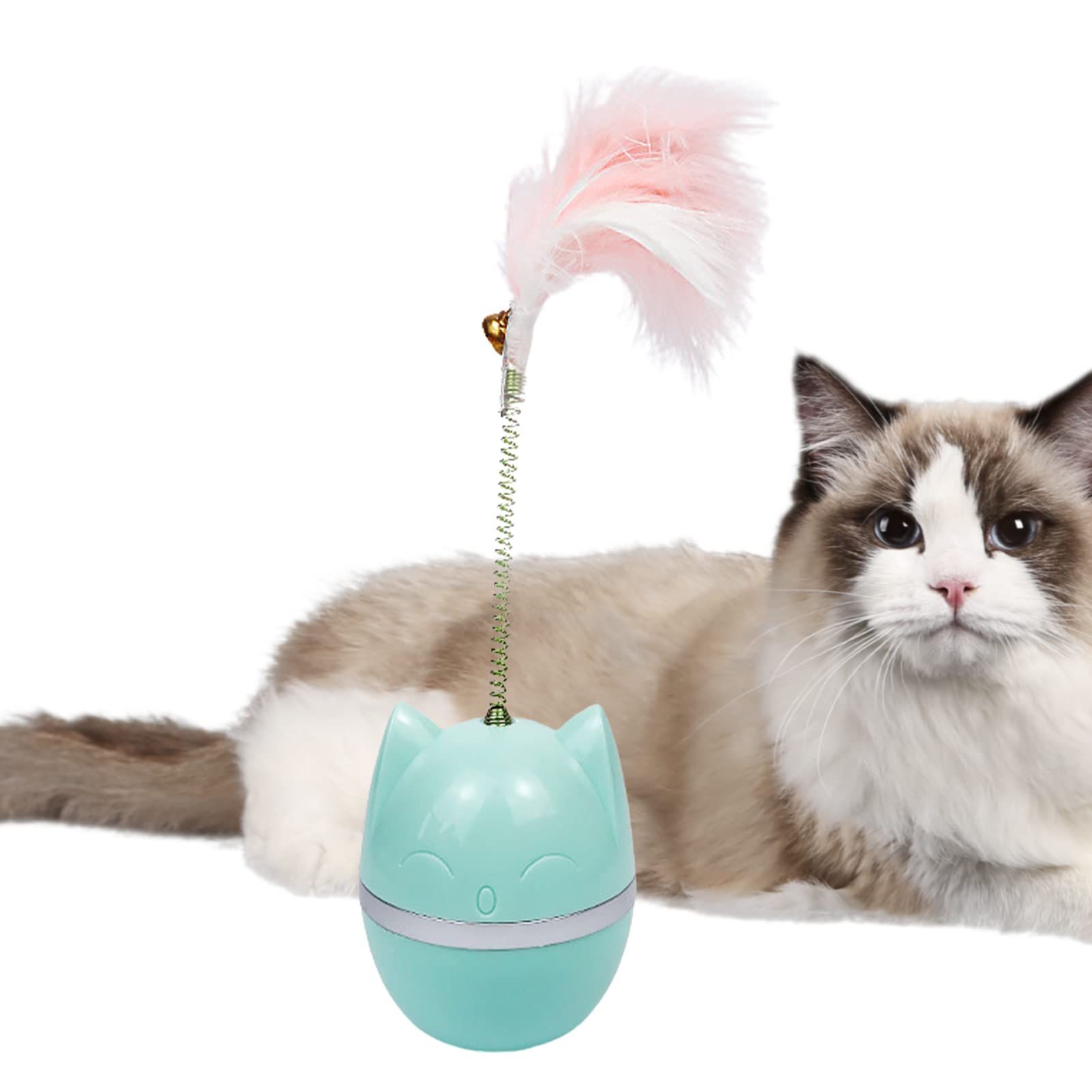 Cat Feather Toy Cat Toy Ball 360° Tumbler view 3
