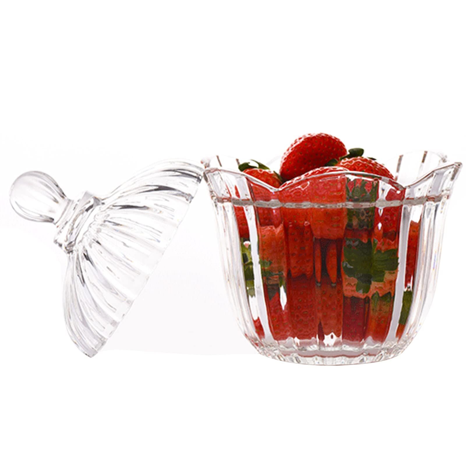 2 Pack Acrylic Candy Dish with Lid view 4