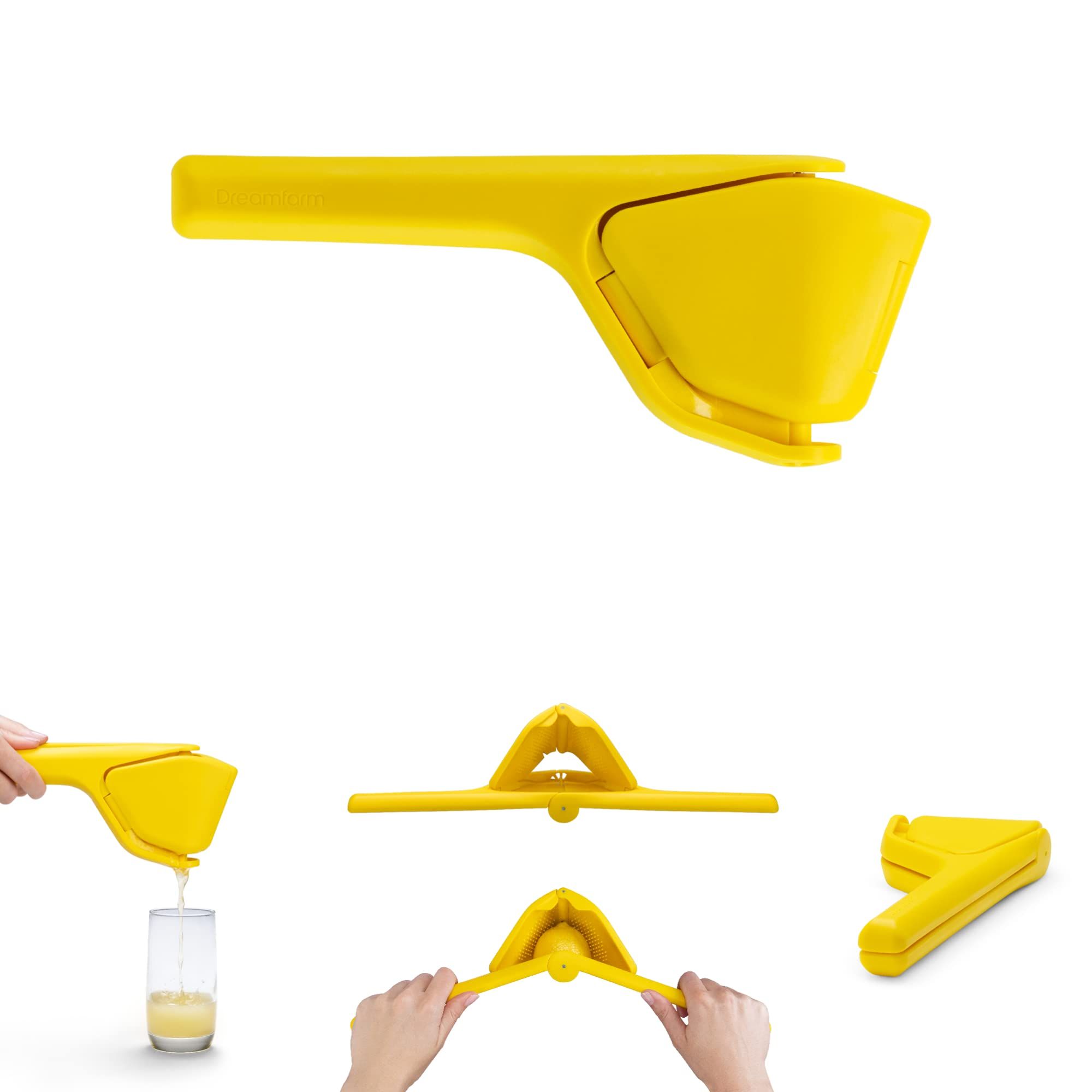 Original Ergonomic Manual Fold-Flat Space-Saving Citrus Juicer Squeezer
