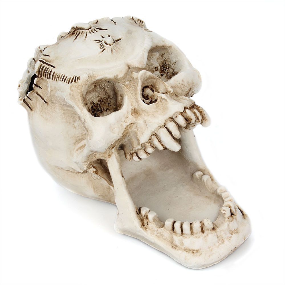 Halloween Skull Pen Holder