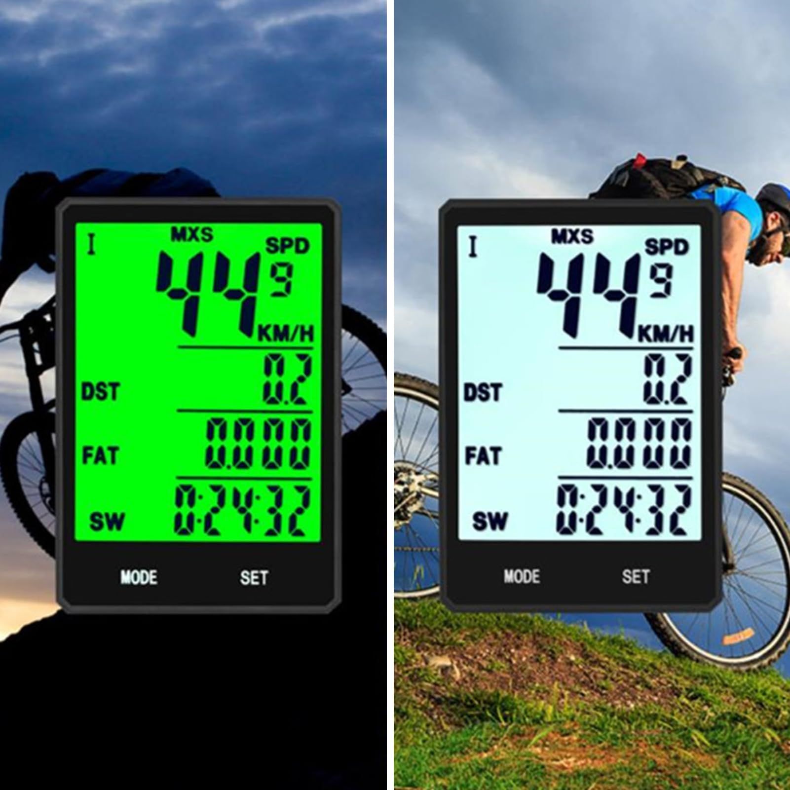 Bike Computer Functions Touch Bike Speedometer Odometer Waterproof Bicycle view 5