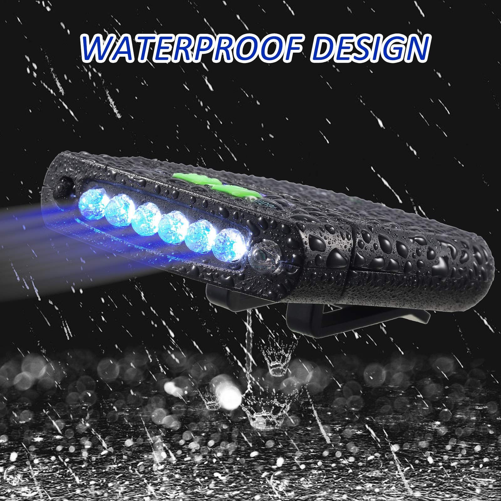 2 Pieces LED Clip on Cap Lights USB Rechargeable Cap Flashlight Clip view 4