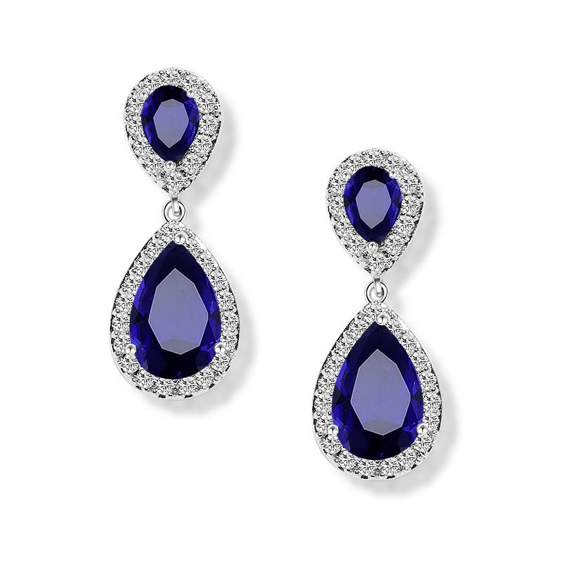 Wedding Earrings For Brides Bridal Earrings For Wedding Bridesmaid Earrings view 2