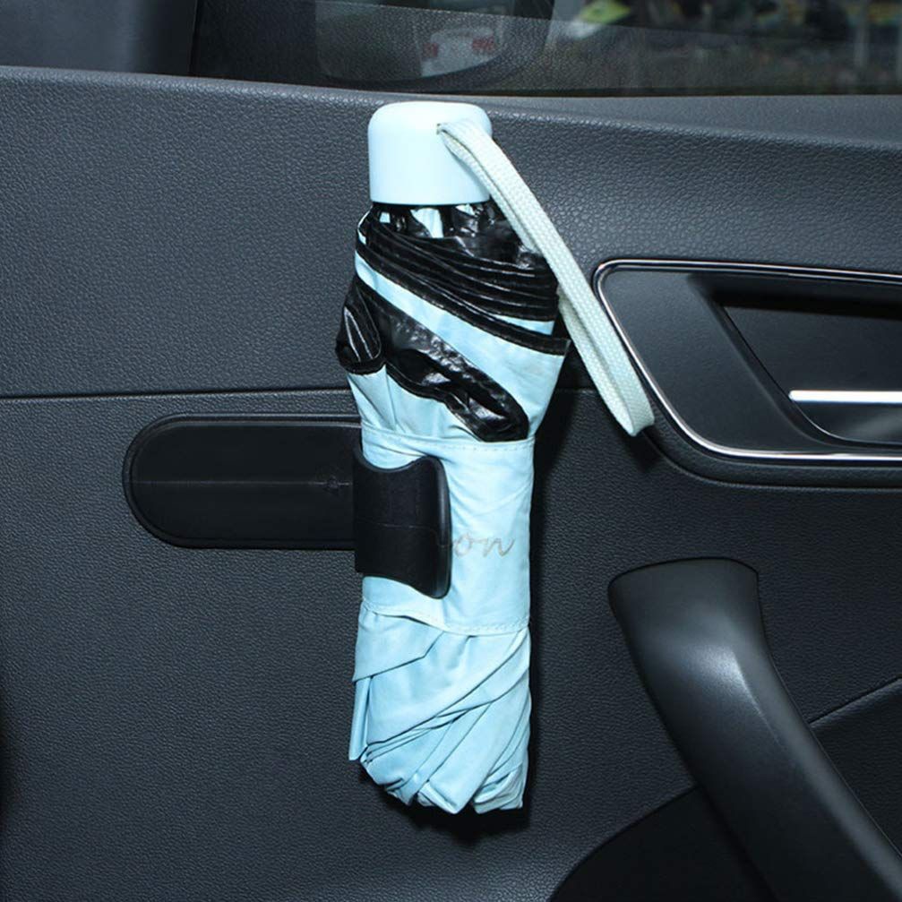 Car Trunk Umbrella Hook Holder Hanger Self-adhesive Car Headrest Hook view 5