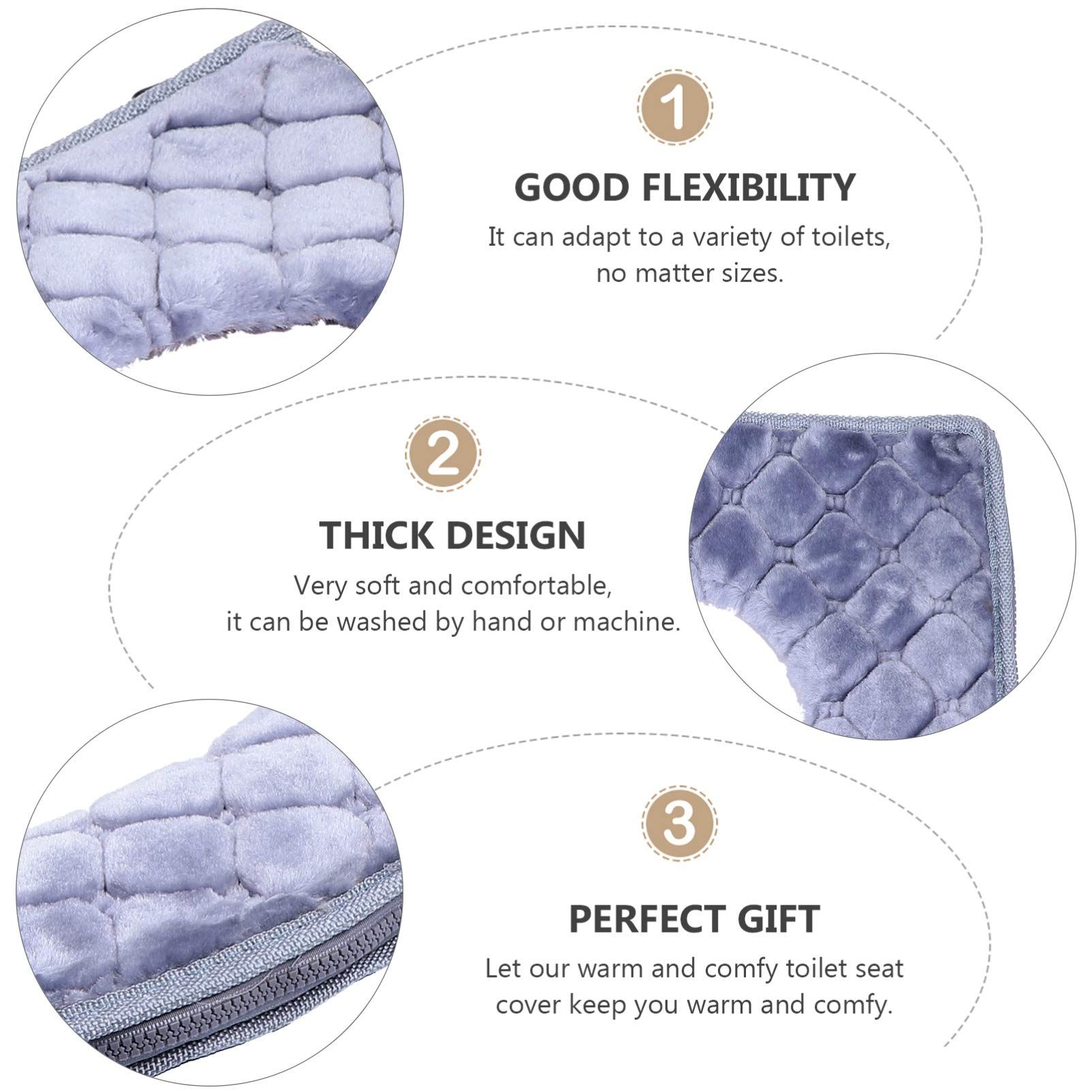 Toilet Seat Cover for Bathroom view 4