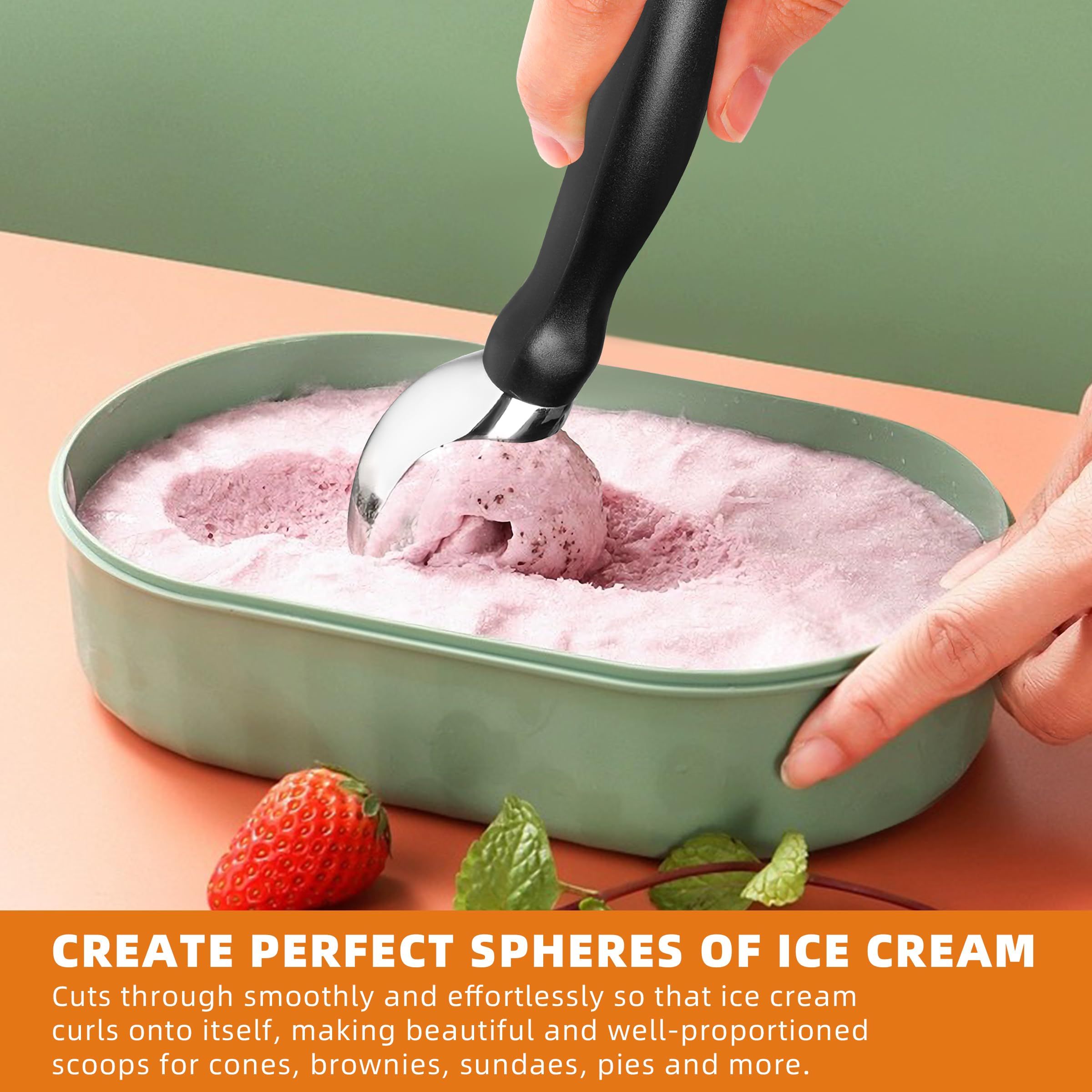 Ice Cream Scoop with Comfortable Grip Handle view 5