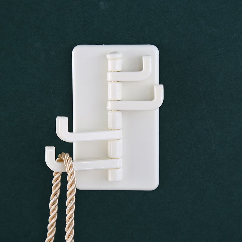 3pcs Colorful Rotating Sticky Wall Hooks for Kitchen Bathroom Wall view 5