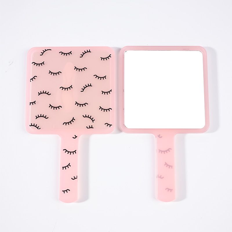 Mini Handheld Lash Mirror for Eyelash Extension -Anti-Fog Beauty Mirror for view 3