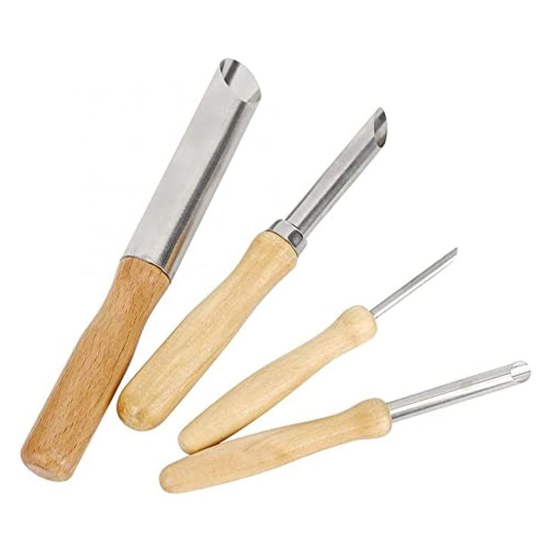Hole Cutter Tool Set, Wood Handle & Stainless Steel Round Hole Cutter for view 2