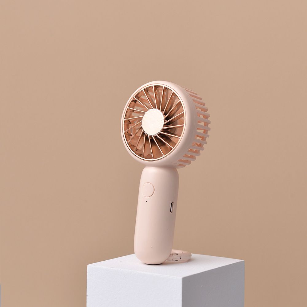 Mini Portable Fan, Handheld Fan Rechargeable with 3 Speed Adjustable Low Noise view 4