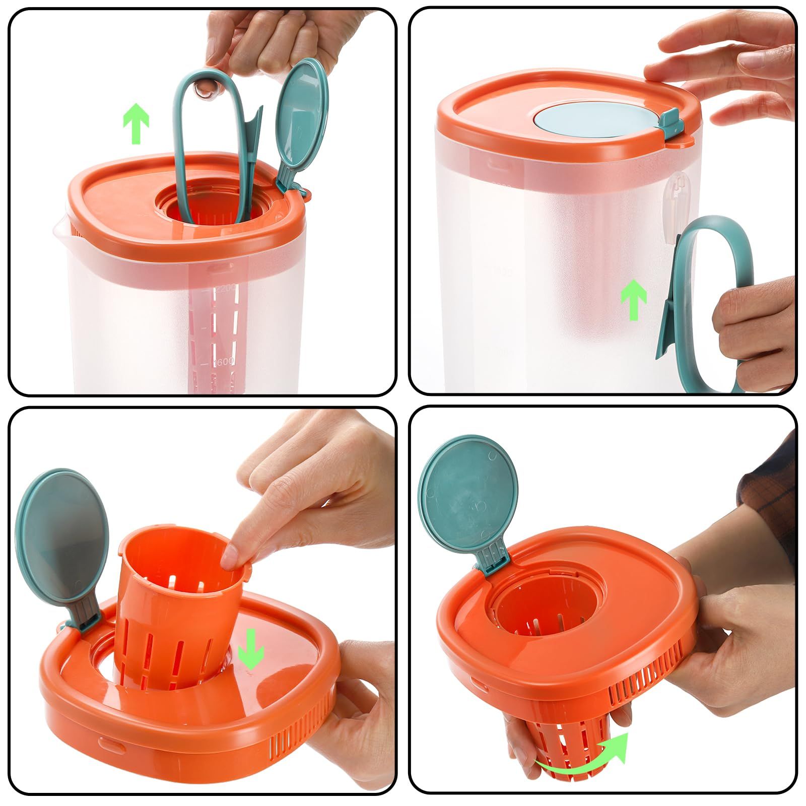 2 Pack Water Infuser Pitcher view 3