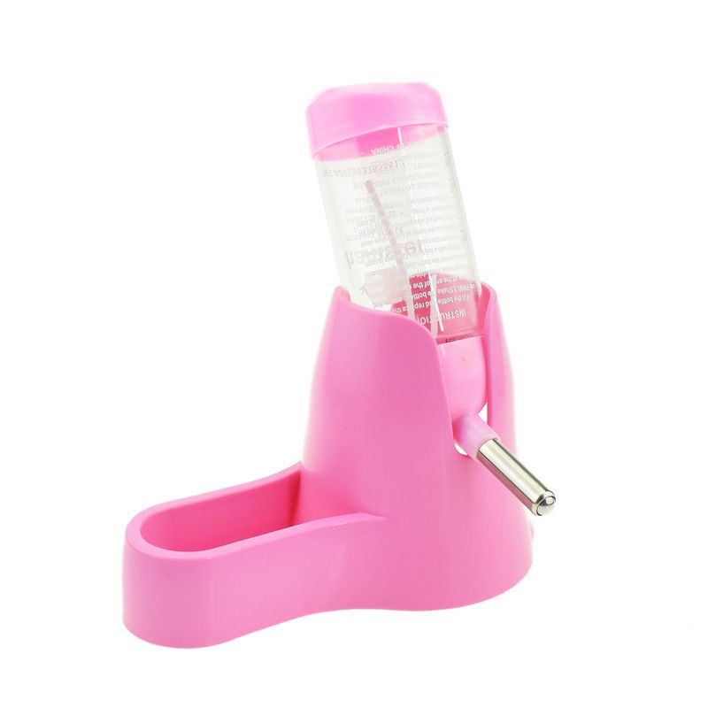 Hamster Water Bottle,Little Pet Automatic Drinking Bottle with Food Container view 2