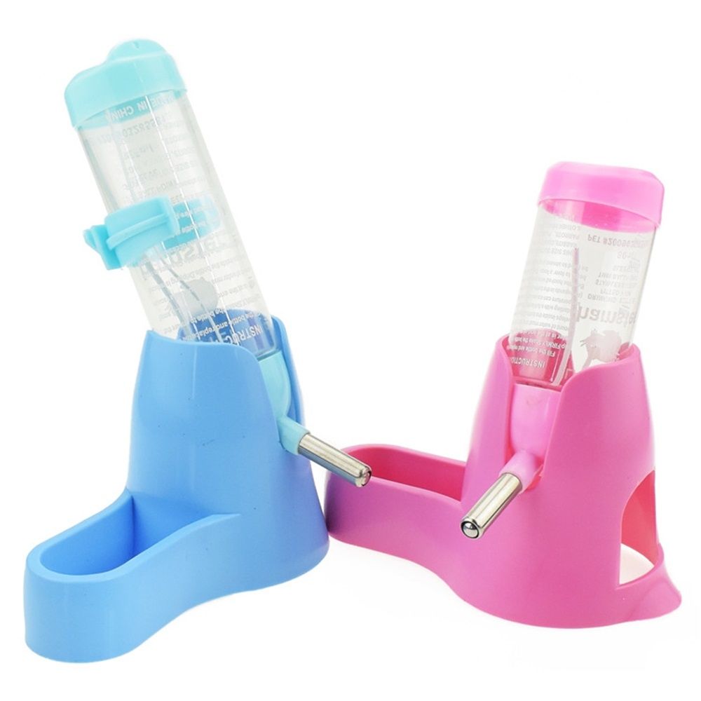 Hamster Water Bottle,Little Pet Automatic Drinking Bottle with Food Container view 4