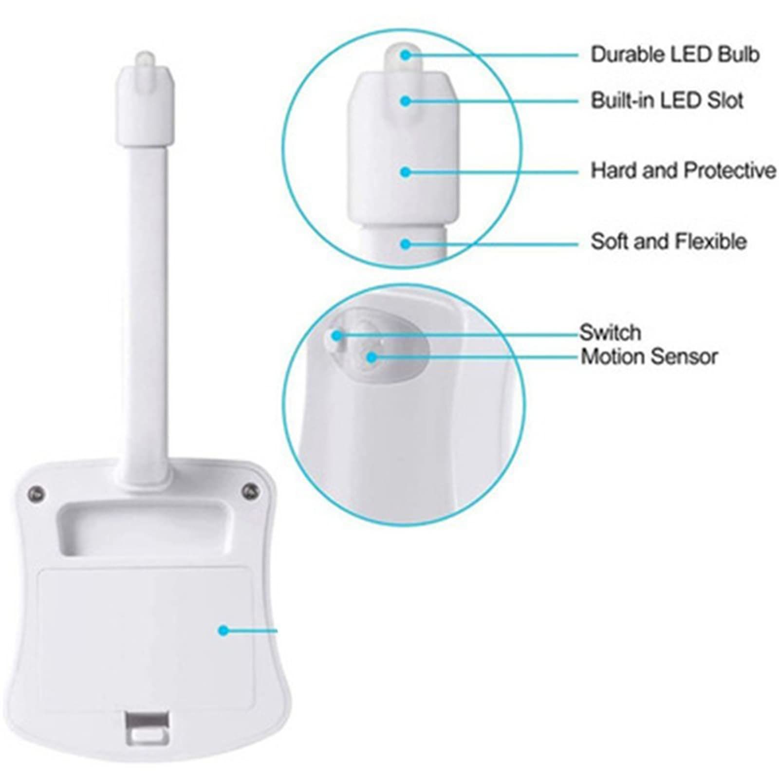 Toilet Night Light Motion Sensor Led 8 Colors Toilet Seat Night Light Smart view 4