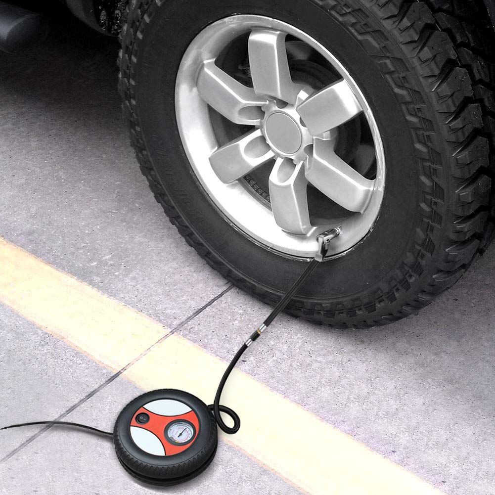 Locking Tire Chuck with Rubber Hose and Standard Tire Valve Fine Thread view 5
