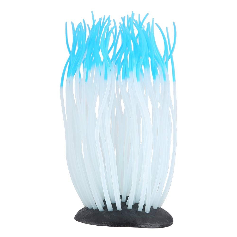 Simulation Silicone Luminous Sea Anemone Ornament Artificial Coral Plant