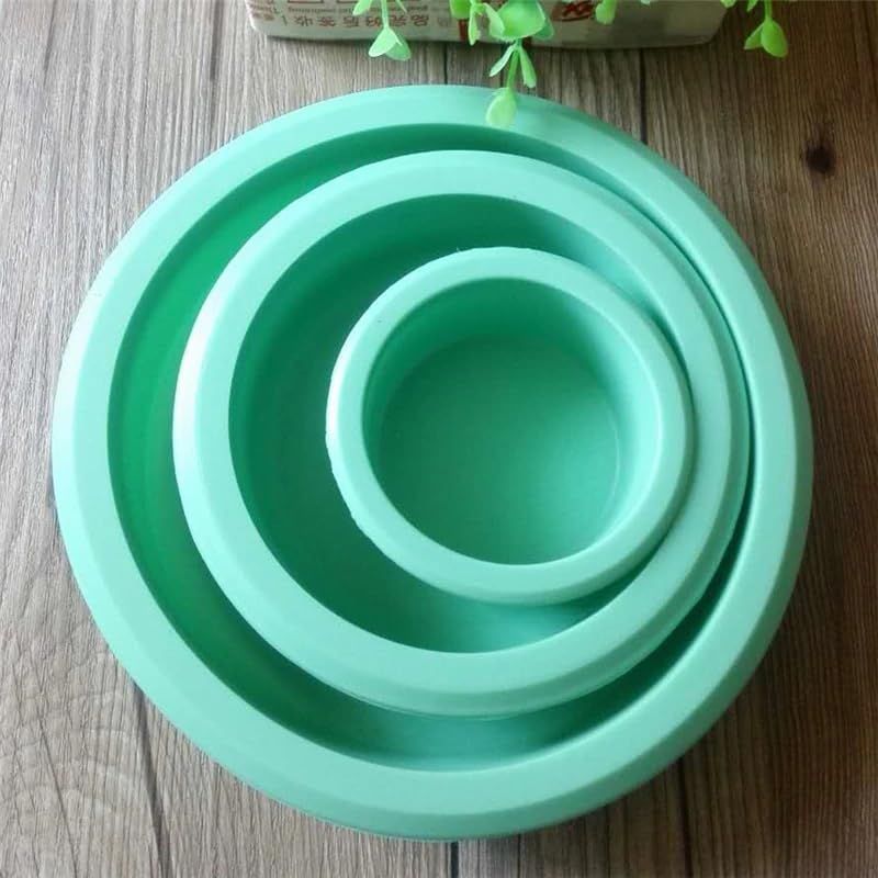 Round Cake Pan Set Silicone Cake Molds Baking Pans for 3 Tier Cake Layer Tin view 4