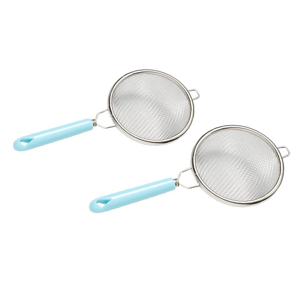 Mesh Strainer, Stainless Steel, Mesh Sieve with Insulated Handle, Sifter for — image 1