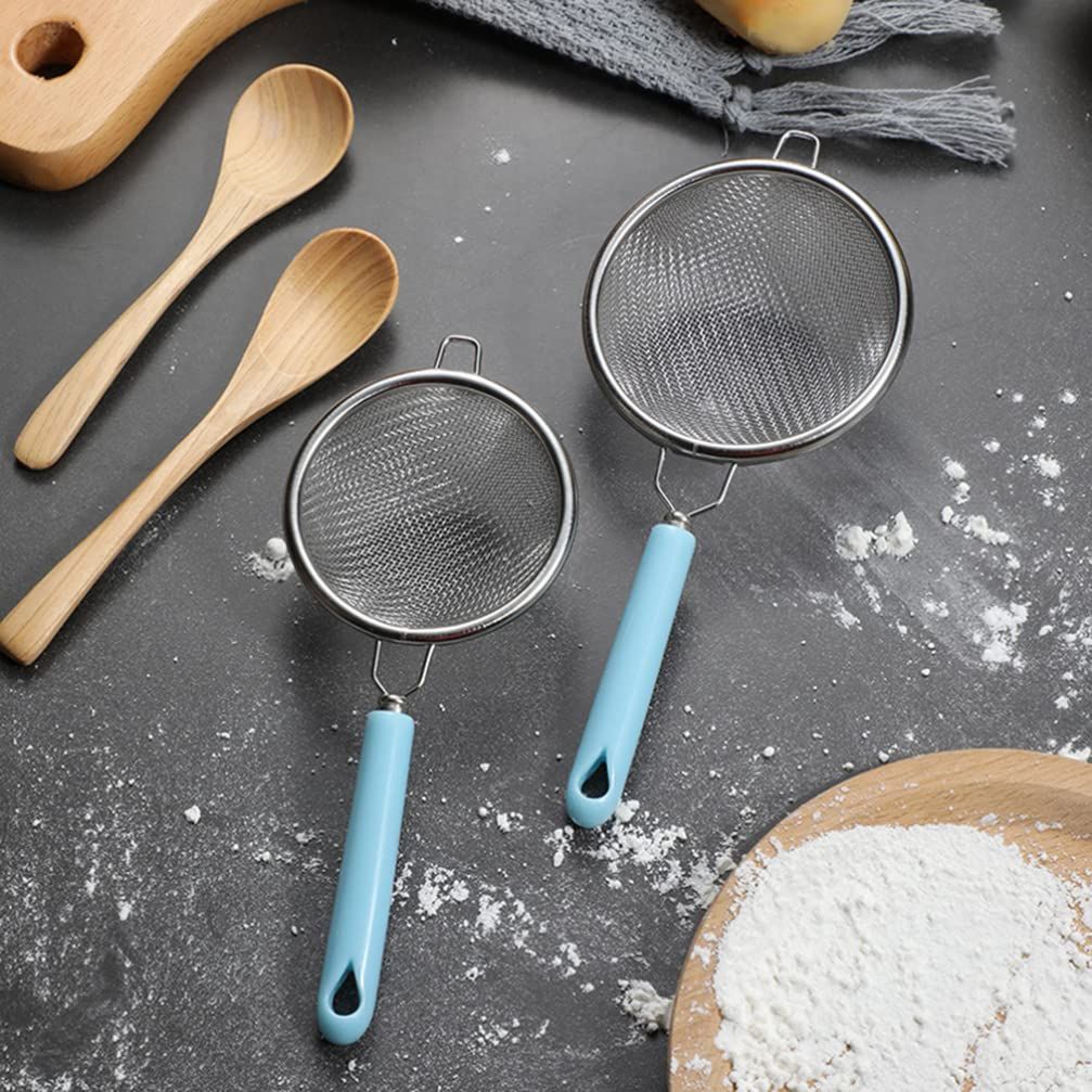 Mesh Strainer, Stainless Steel, Mesh Sieve with Insulated Handle, Sifter for view 5