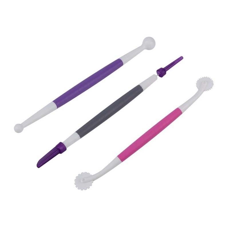 3-Piece Fondant and Gum Paste Tool Set - It Includes a Standard Ball Tool view 4
