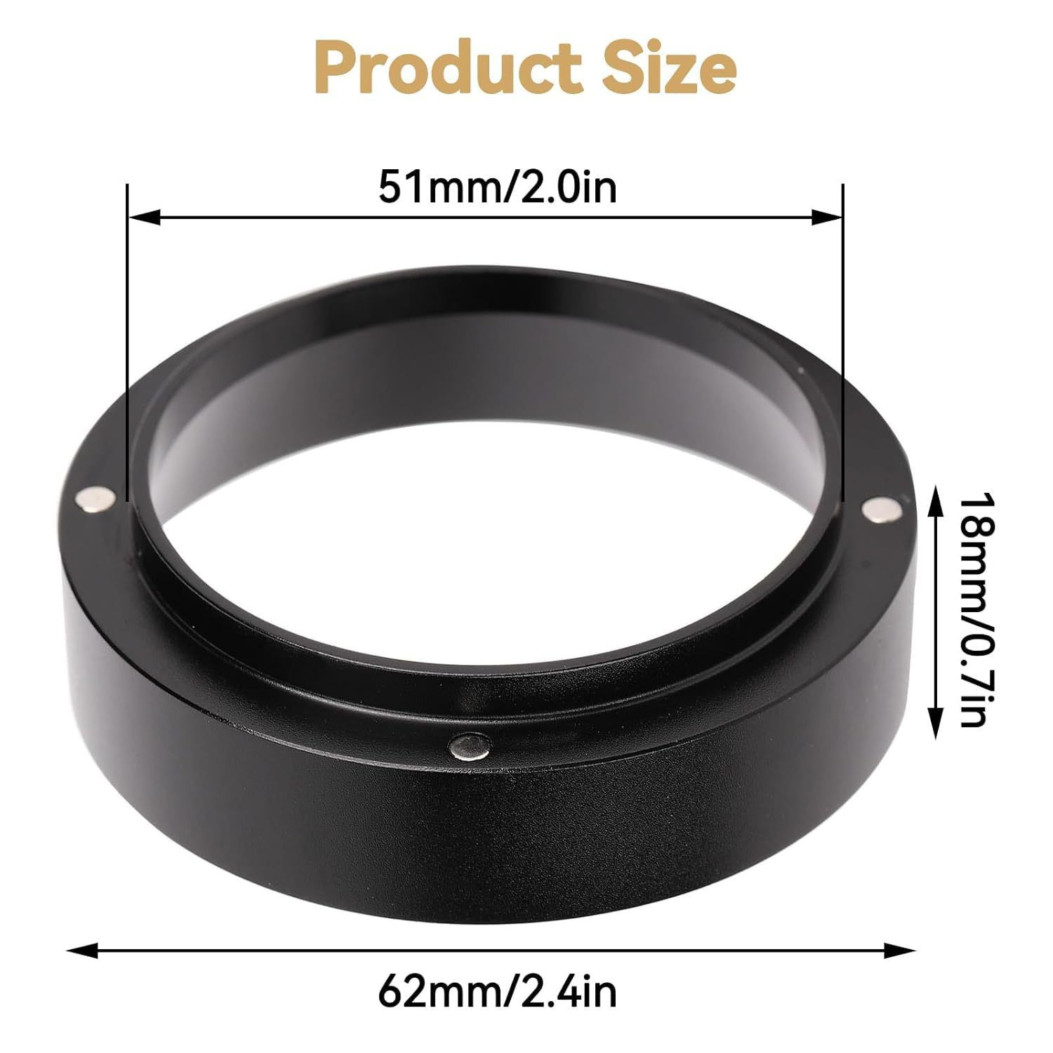 51mm Espresso Dosing Funnel view 4