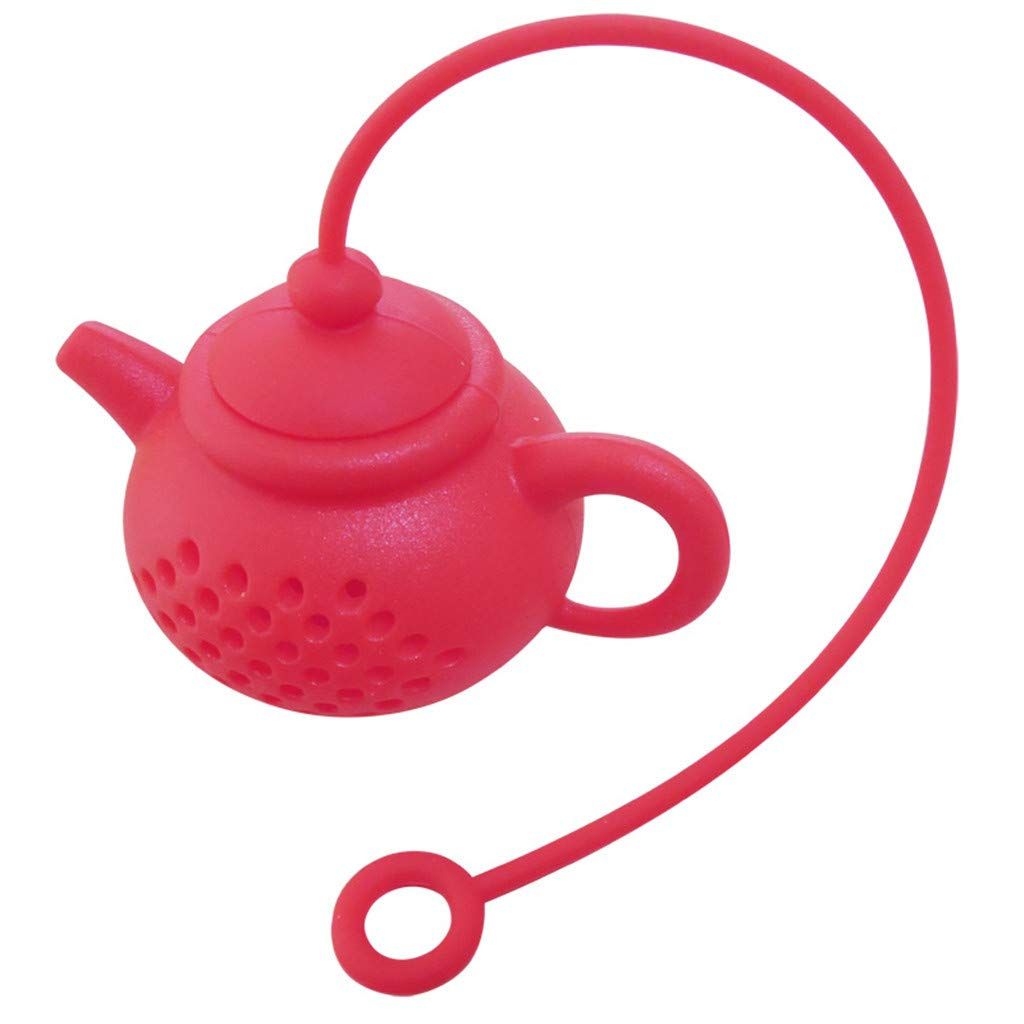 2 Pack Creative Silicone Tea Infuser Teapot Shape Tea Filter view 2
