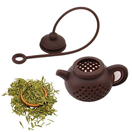 2 Pack Creative Silicone Tea Infuser Teapot Shape Tea Filter view 4
