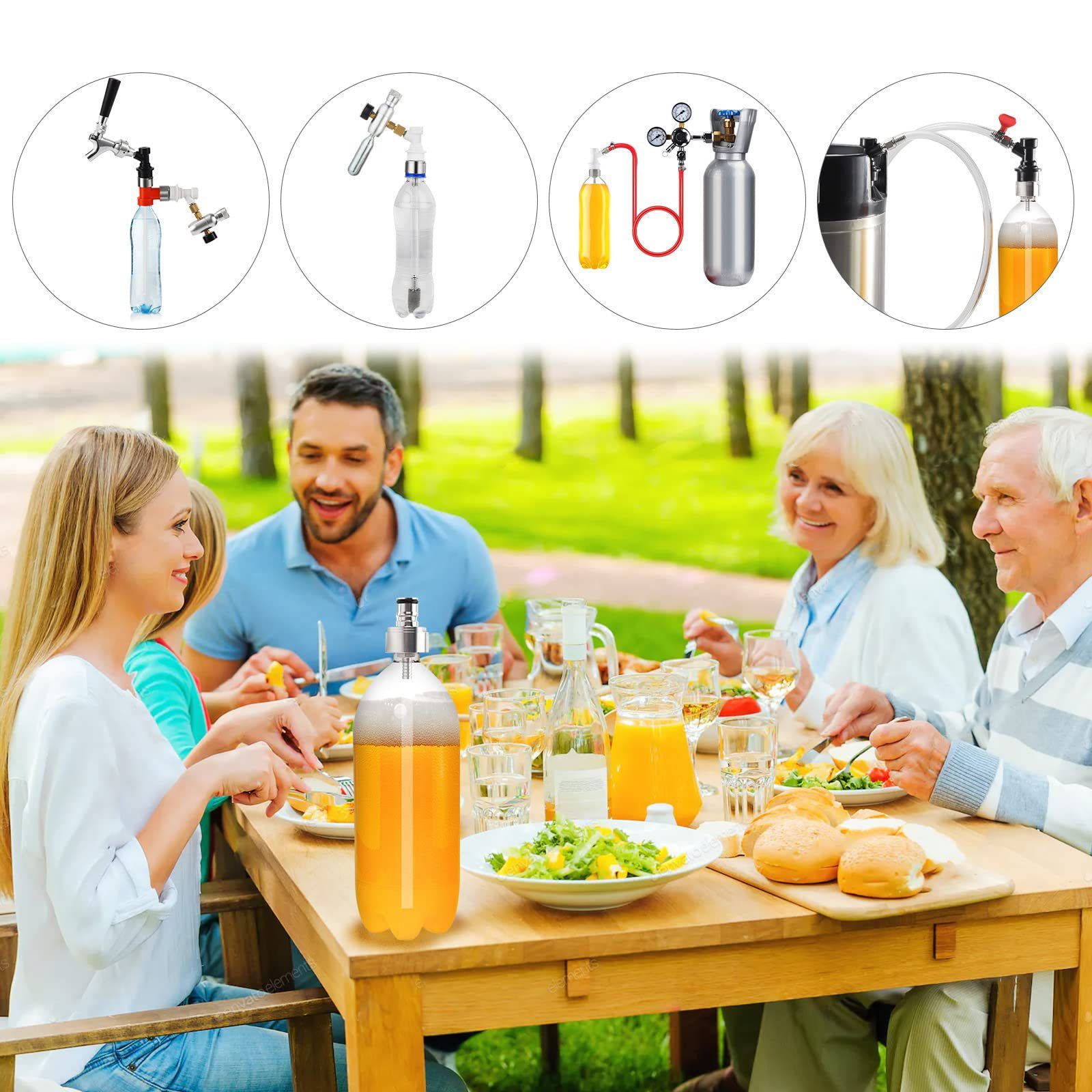 Stainless Carbonation Cap Homebrew Soft Drink Bottle Filling Stainless Steel view 5
