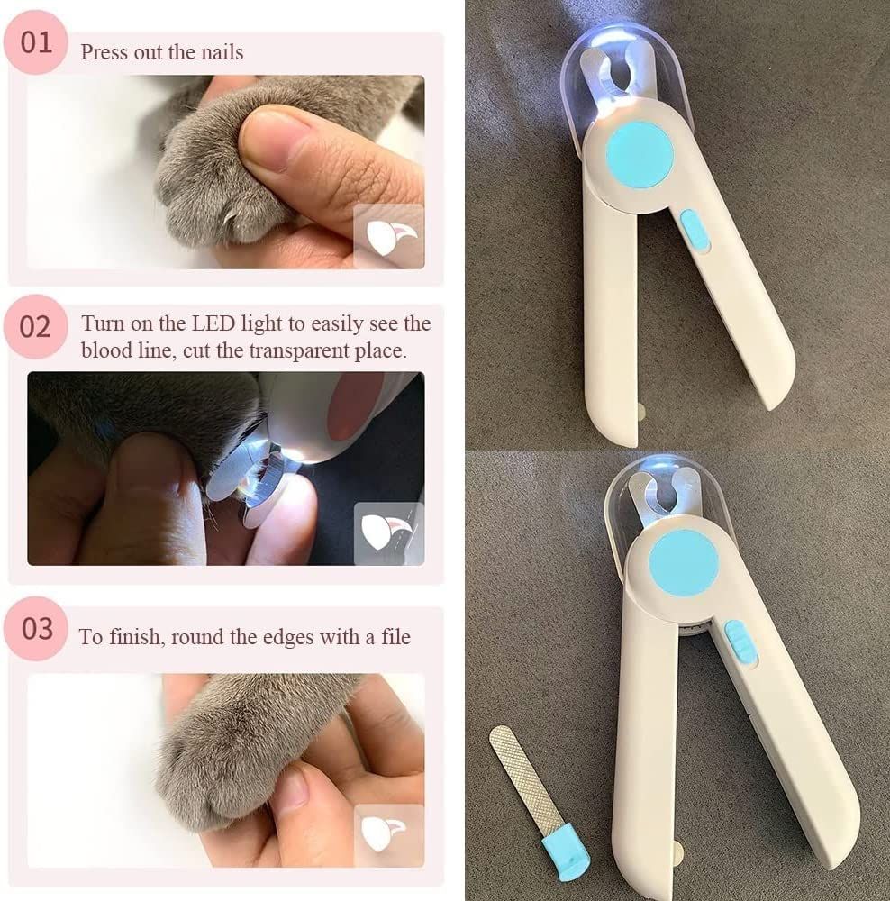 Cat&Dog Nail Clipper,Professional Cat &Dog Claw Trimmer, Pet Nail Clippers for view 5