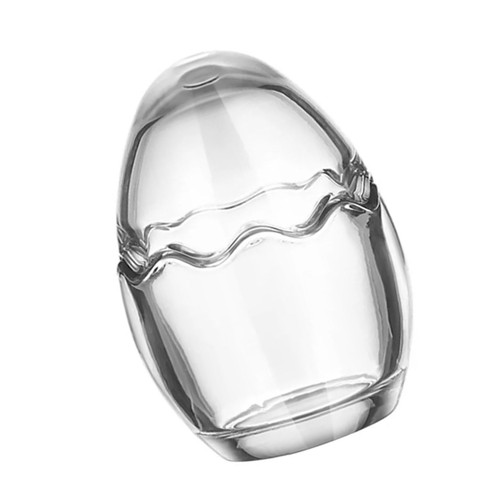 Glass Tealight Candle Holder Eggs Shape Candle Stand Clear Candle Jar Plant view 2
