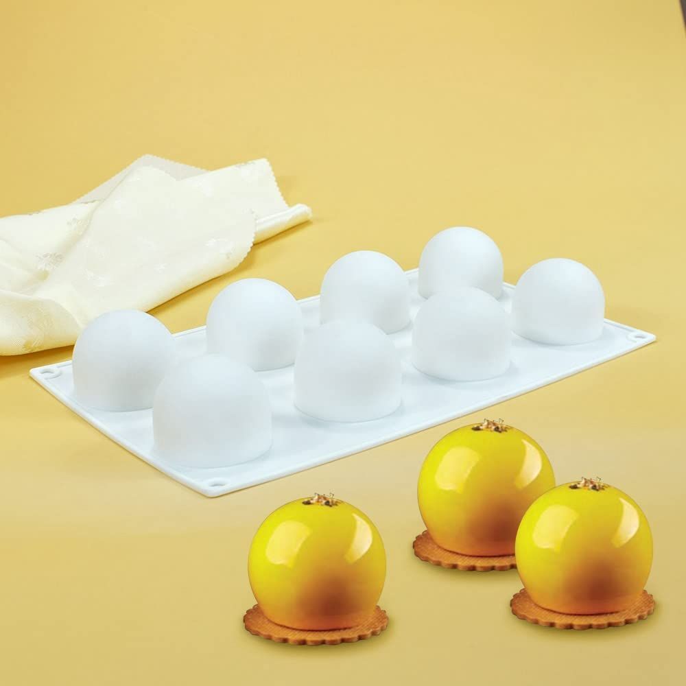 3D Silicone Molds Ball Shape Sphere view 3